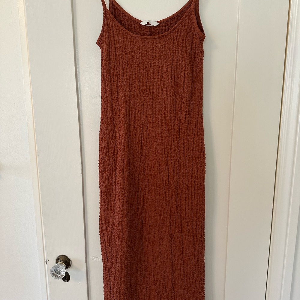 H&M Midi/Maxi Dress - burnt orange